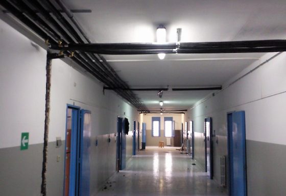 REALIZZAZIONE DI NUOVE TUBAZIONI IN UN CARCERE